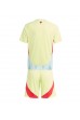 Spanje Babytruitje Uit tenue Kind EK 2024 Korte Mouw (+ Korte broeken)